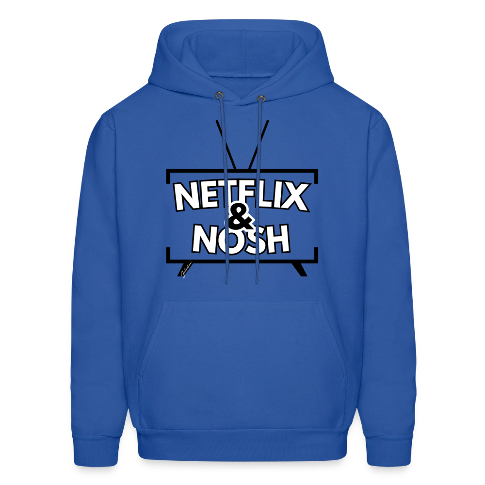 Netflix & Nosh Men's Hoodie - royal blue
