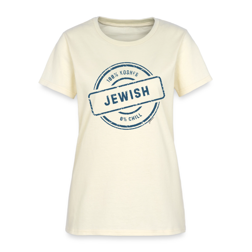 100% Jewish Women's T-Shirt - off white