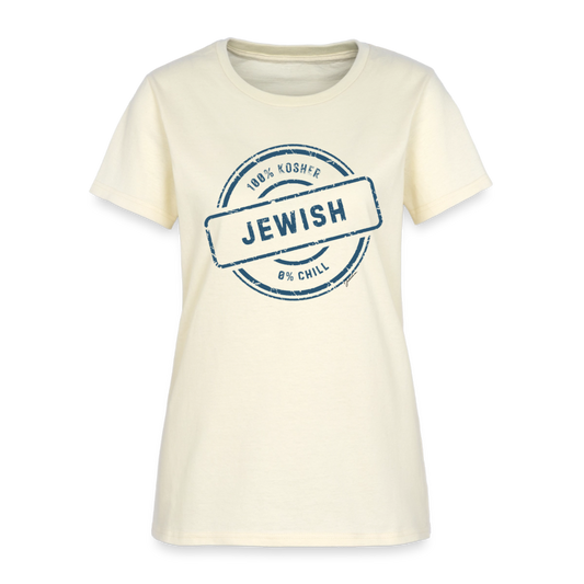 100% Jewish Women's T-Shirt - off white