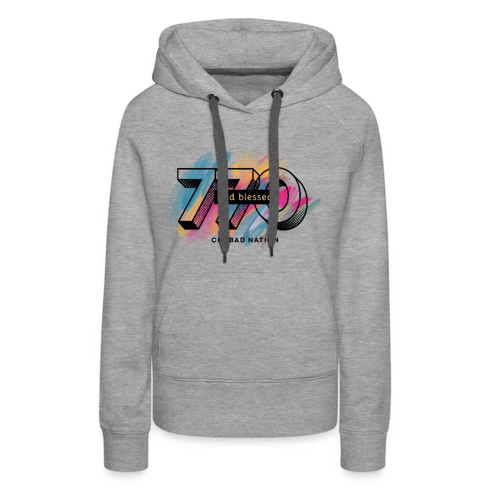 770 And Blessed Women’s Premium Hoodie - heather grey