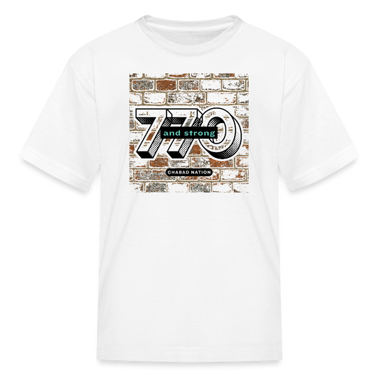 770 And Strong Kids' T-Shirt - white