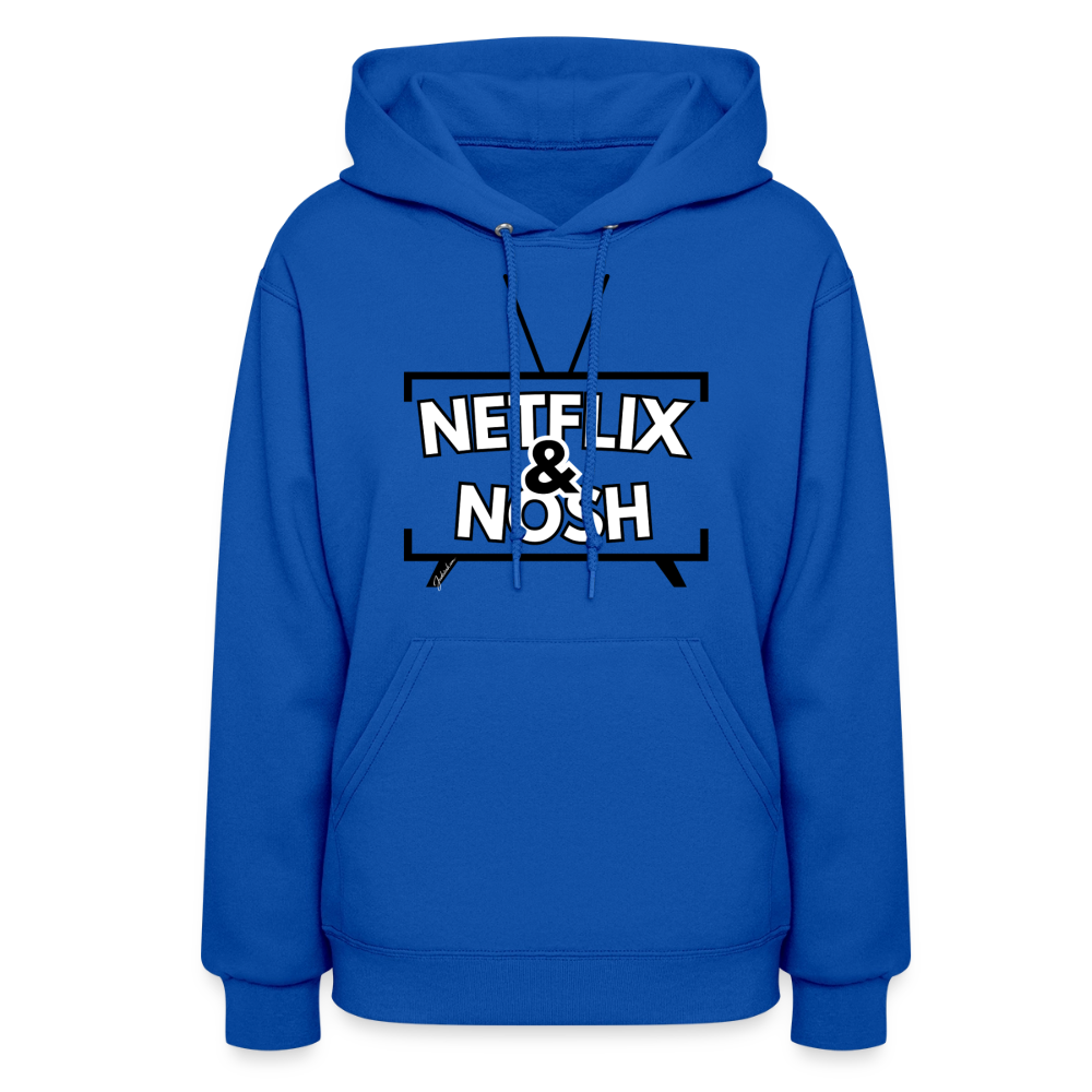Netflix & Nosh Women's Hoodie - royal blue