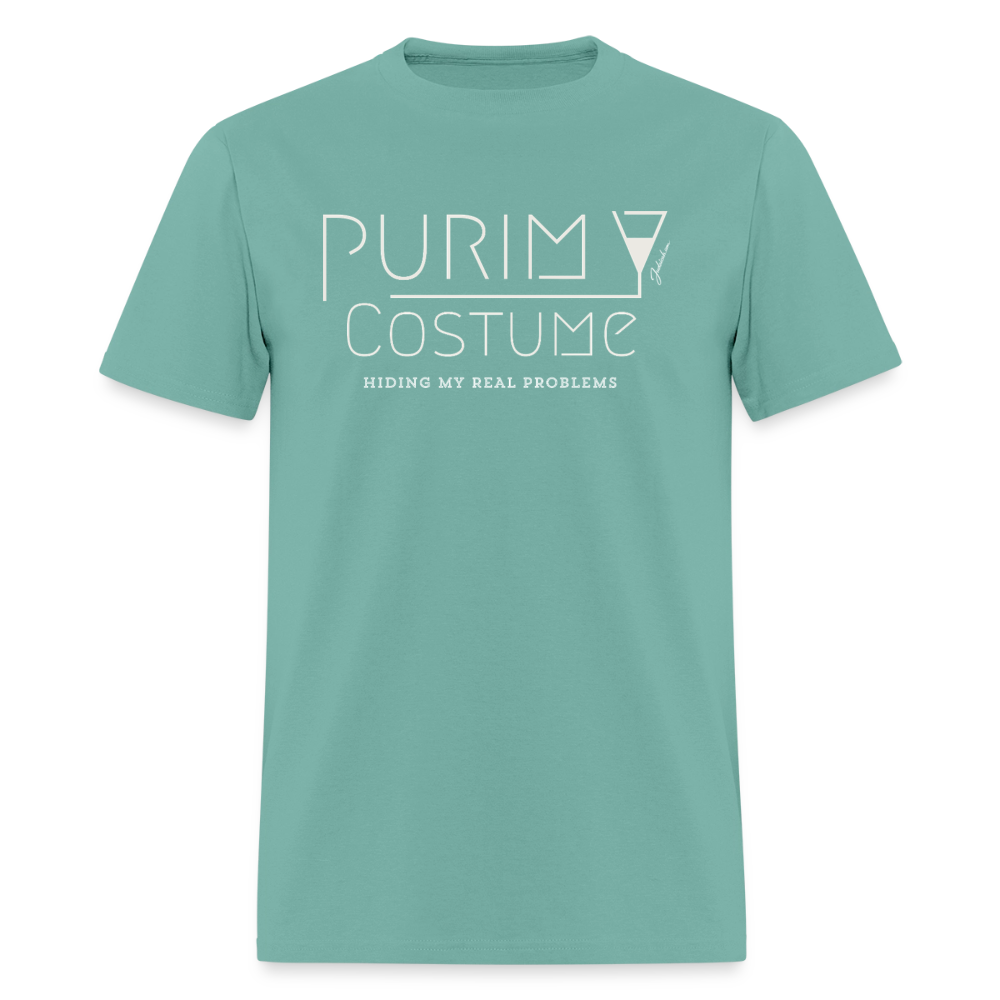 Purim Costume Men's T-Shirt | GILDAN 5000 - aquatic