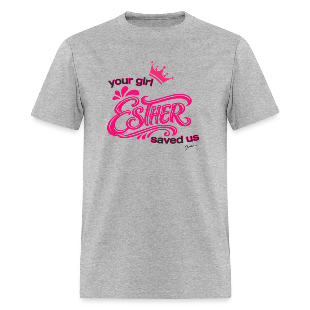 Your Girl Esther Men's T-Shirt | GILDAN 5000 - heather gray