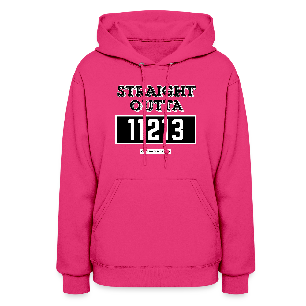 Straight Outta 11213 Women's Hoodie - fuchsia