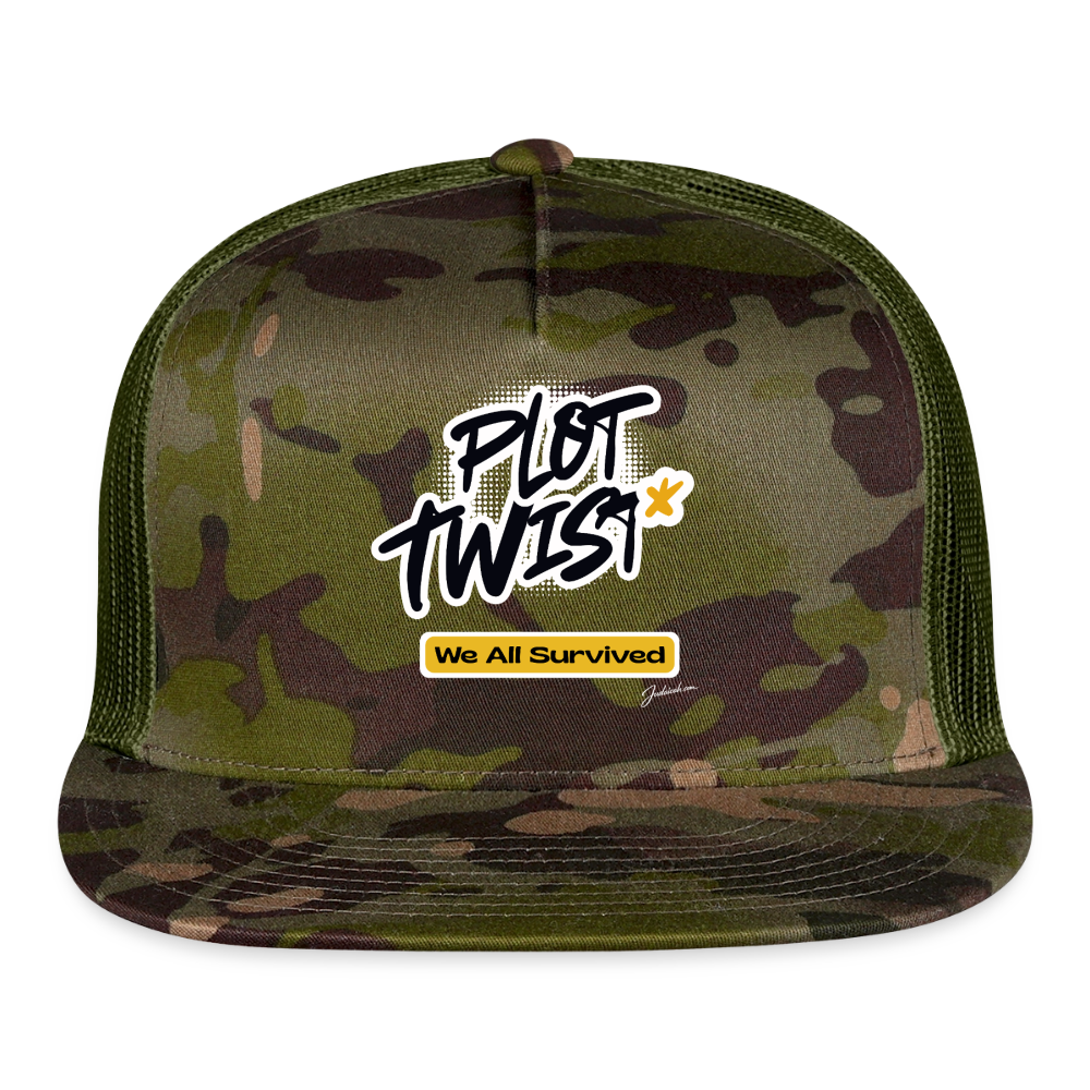 Plot Twist Trucker Hat - MultiCam\green