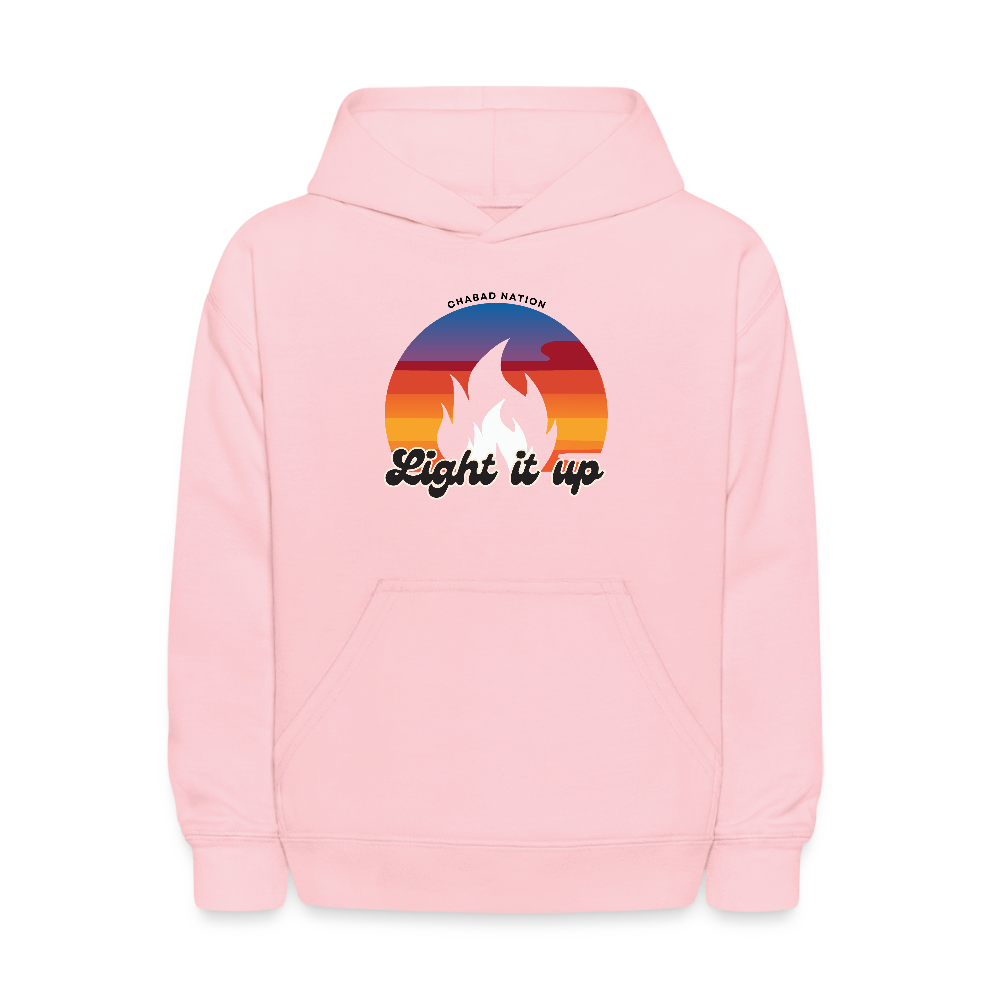 Light It Up Kids' Hoodie - pink