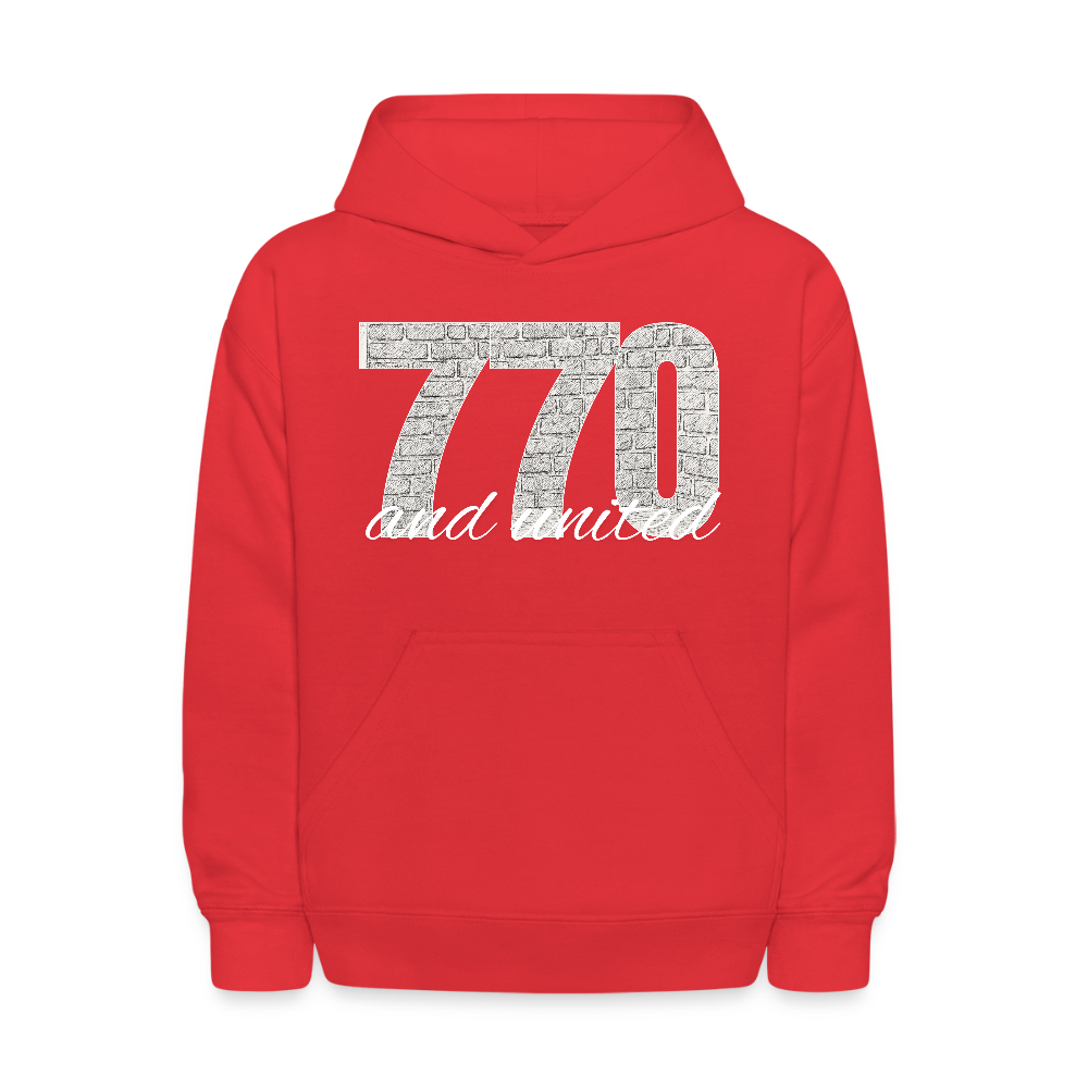 770 And United Light Kids' Hoodie - red