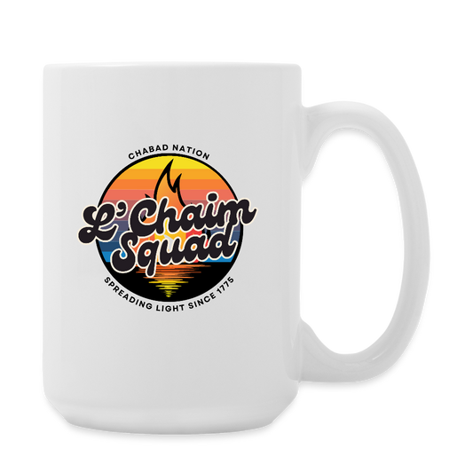 L’Chaim Squad – Spreading Light Coffee/Tea Mug 15 oz - white