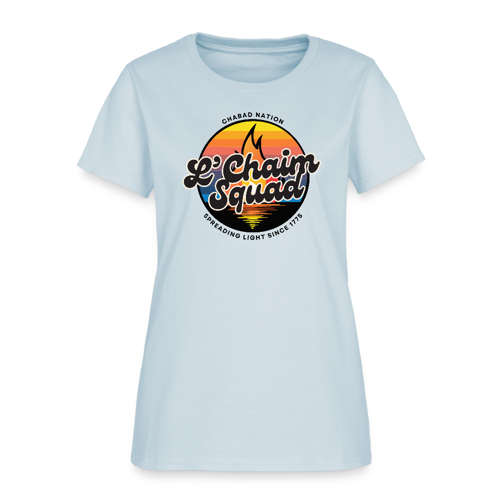 L’Chaim Squad – Spreading Light Women's T-Shirt - light blue