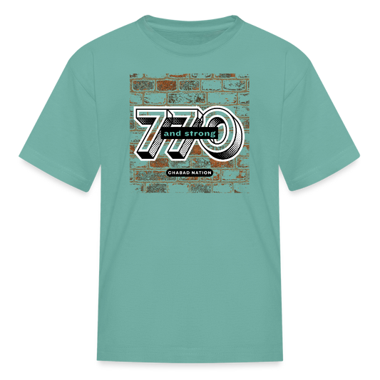 770 And Strong Kids' T-Shirt - aquatic