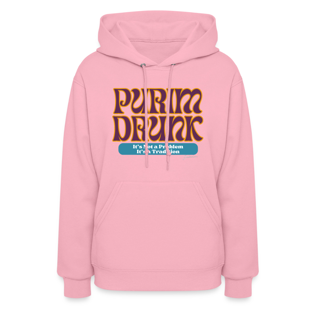 Purim Drunk Women's Hoodie - classic pink