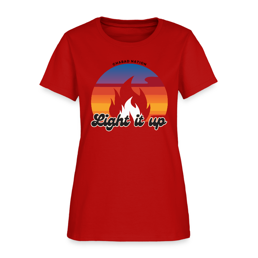 Light It Up Women's T-Shirt - red