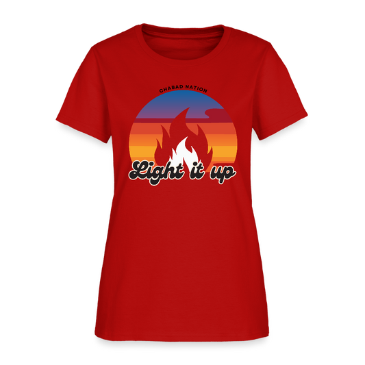 Light It Up Women's T-Shirt - red