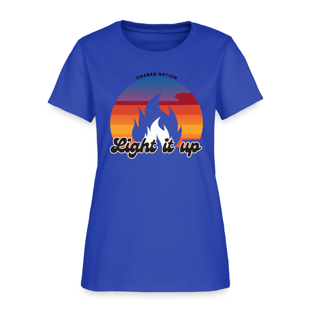Light It Up Women's T-Shirt - royal blue
