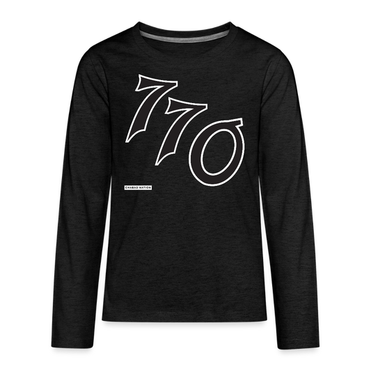 770 Kids' Premium Long Sleeve T-Shirt - charcoal grey