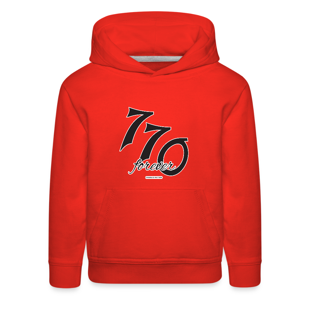 770 Forever Kids‘ Premium Hoodie - red