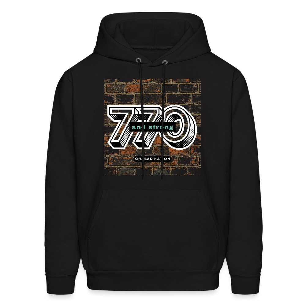 770 And Blessed Men's Hoodie - black