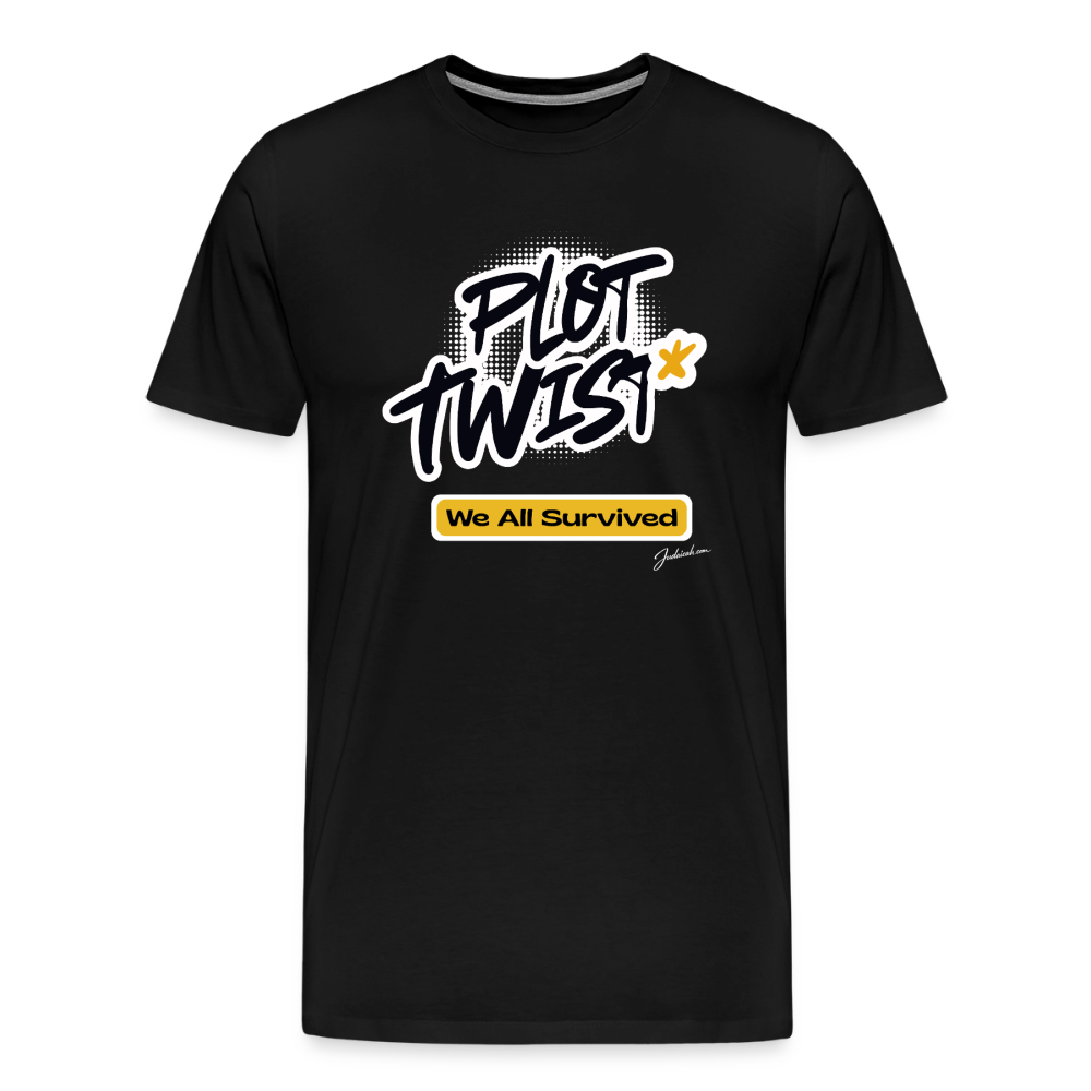 Plot Twist Men's Premium T-Shirt - black