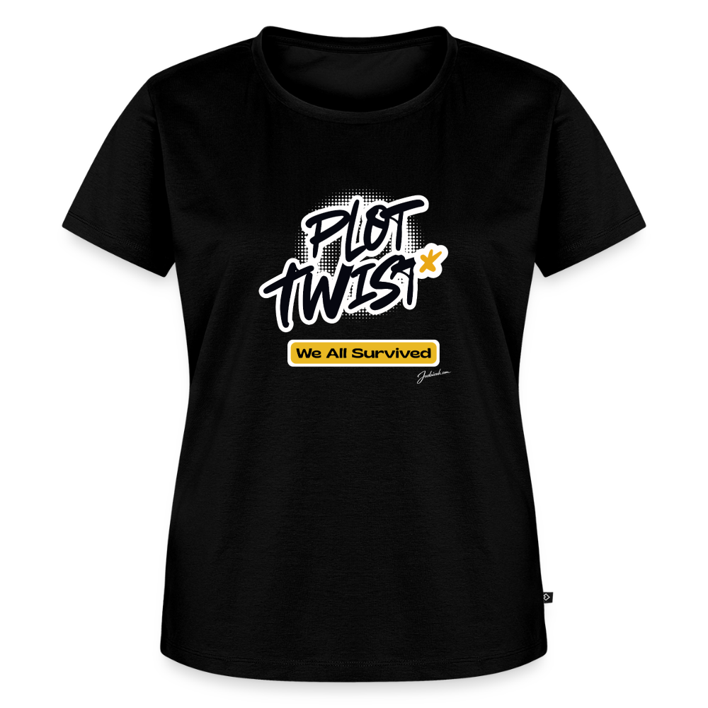 Plot Twist Women’s Premium T-Shirt - black