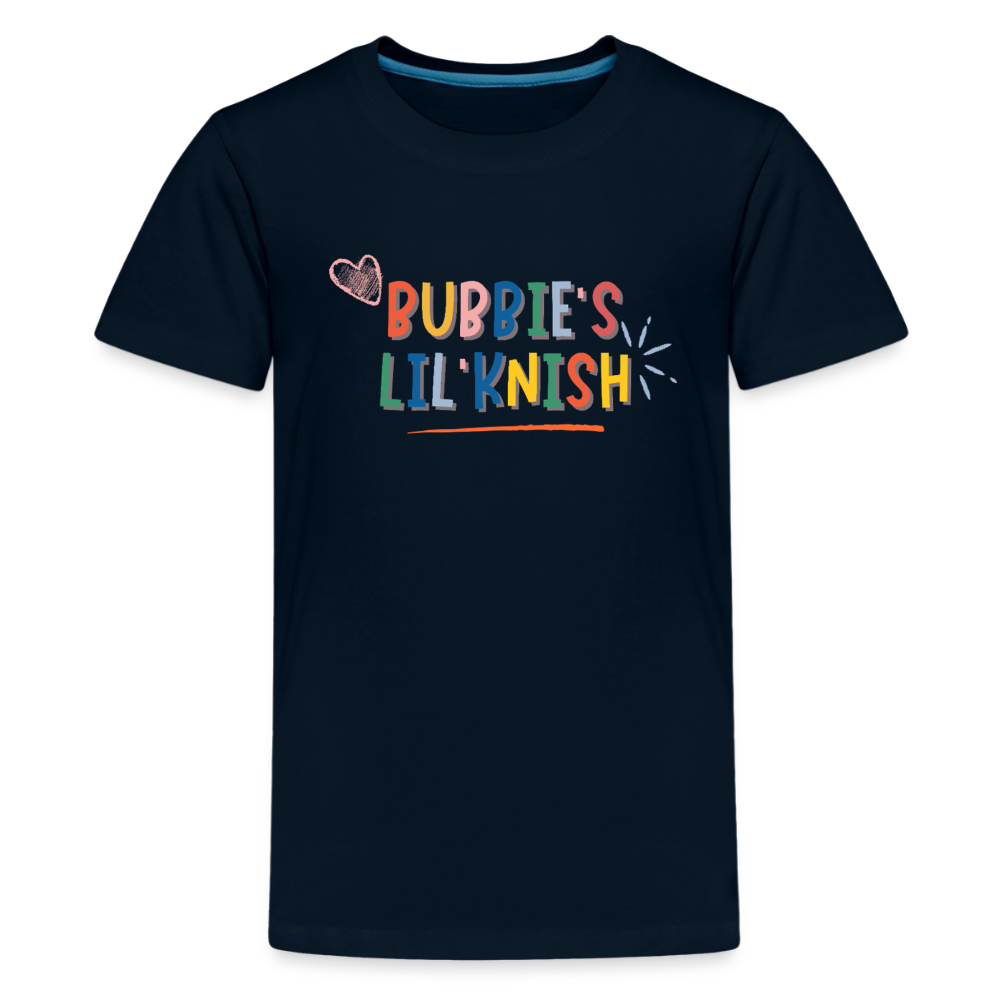 Bubbie's Lil' Knish Kids' Premium T-Shirt - deep navy