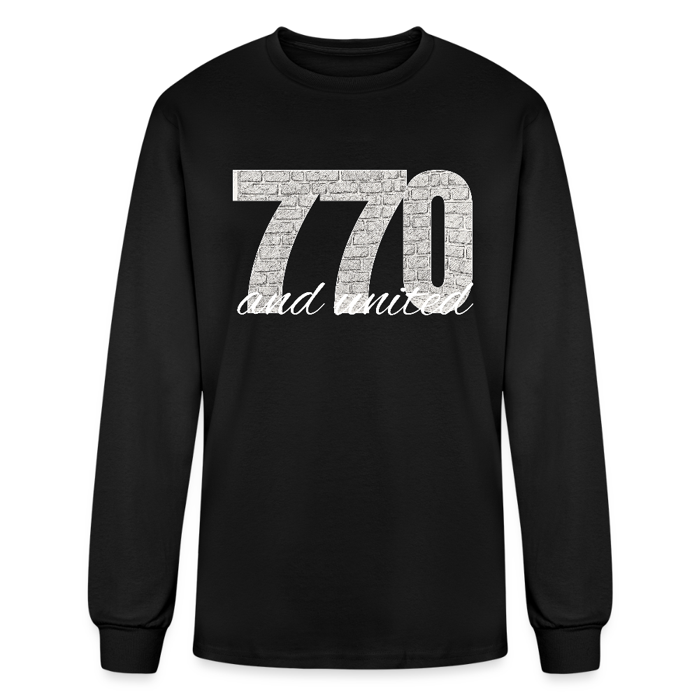 770 And United Light Men's Long Sleeve T-Shirt - black