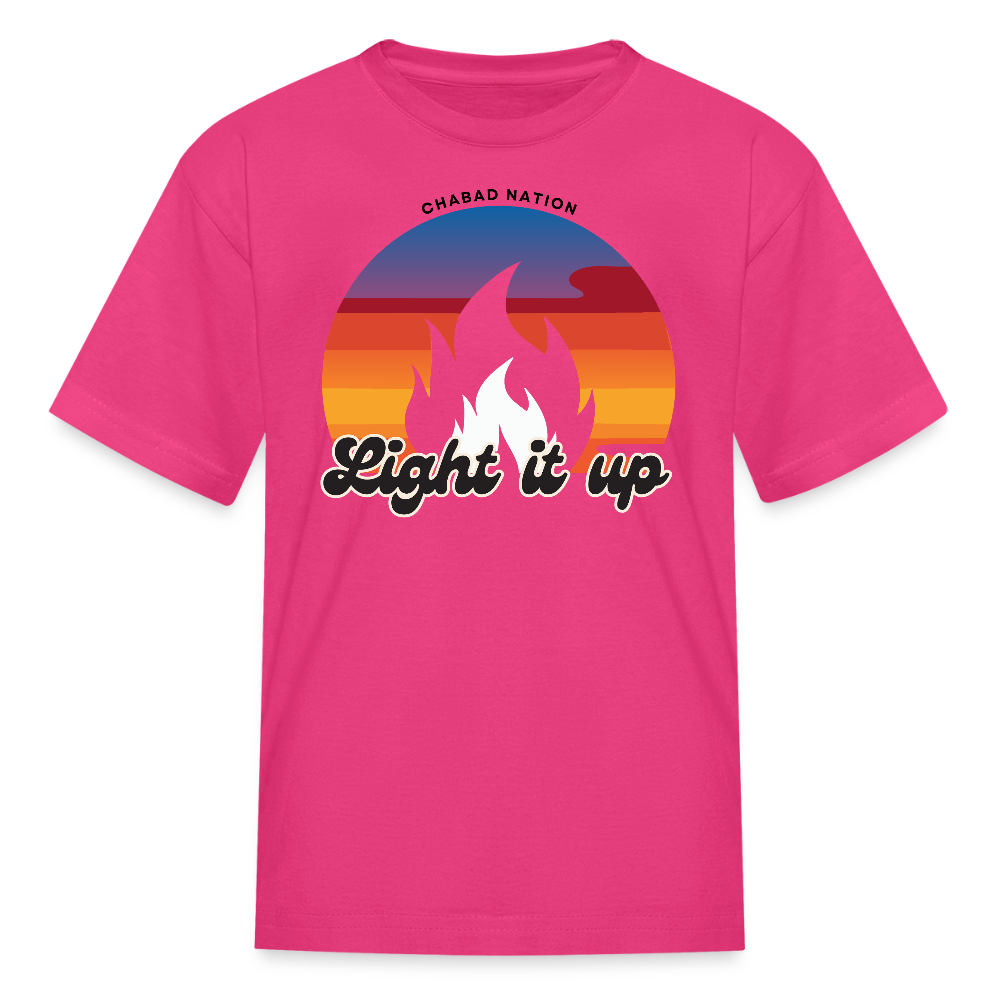 Light It Up Kids' T-Shirt - fuchsia