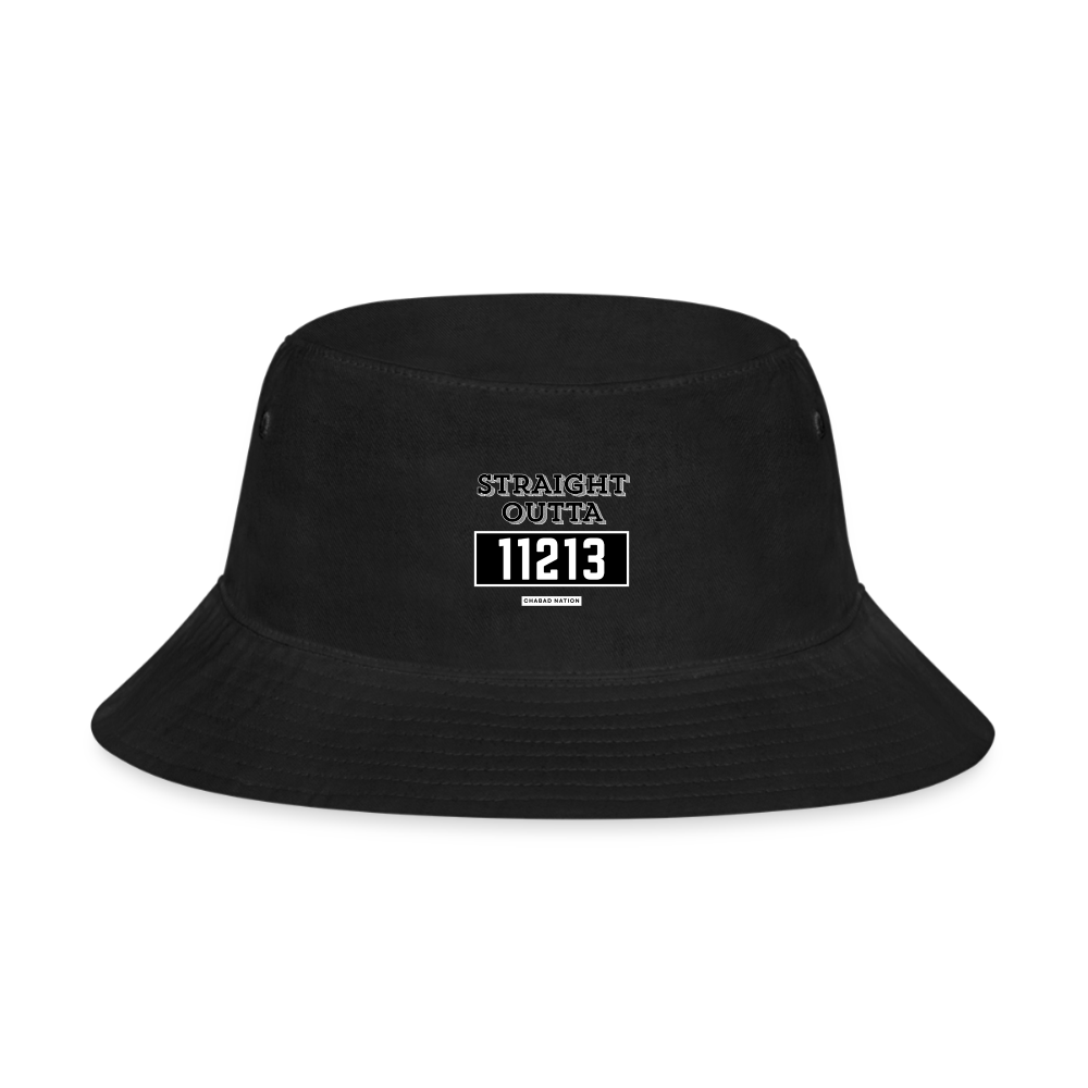 Straight Outta 11213 Bucket Hat - black