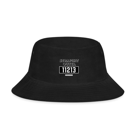 Straight Outta 11213 Bucket Hat - black