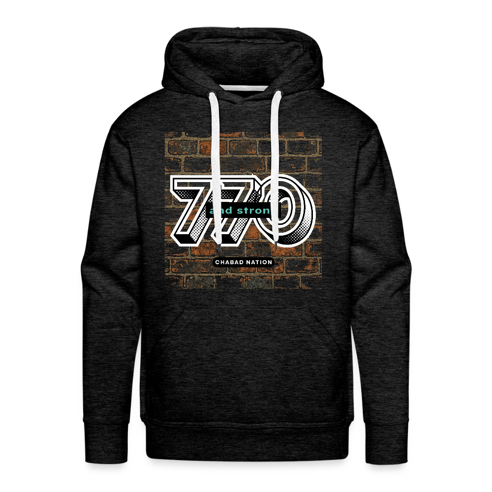 770 And Strong Men’s Premium Hoodie - charcoal grey