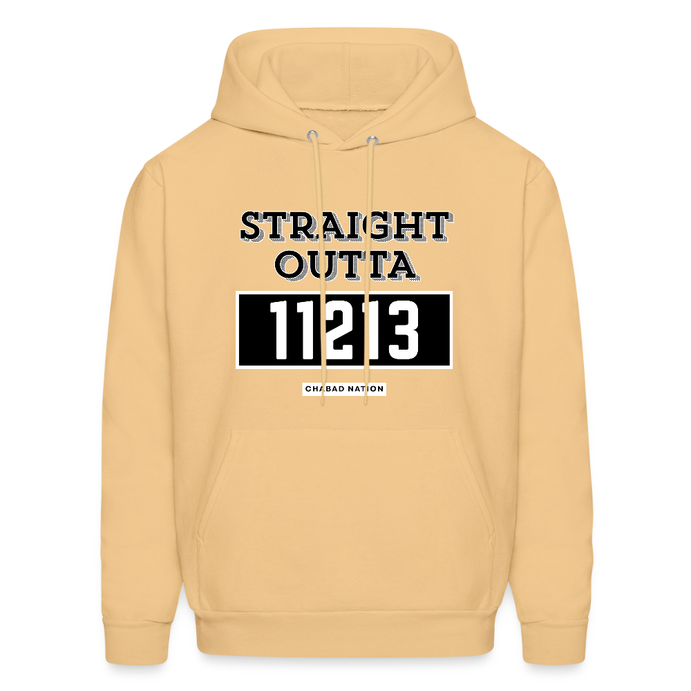 Straight Outta 11213 Men's Hoodie - light gold 