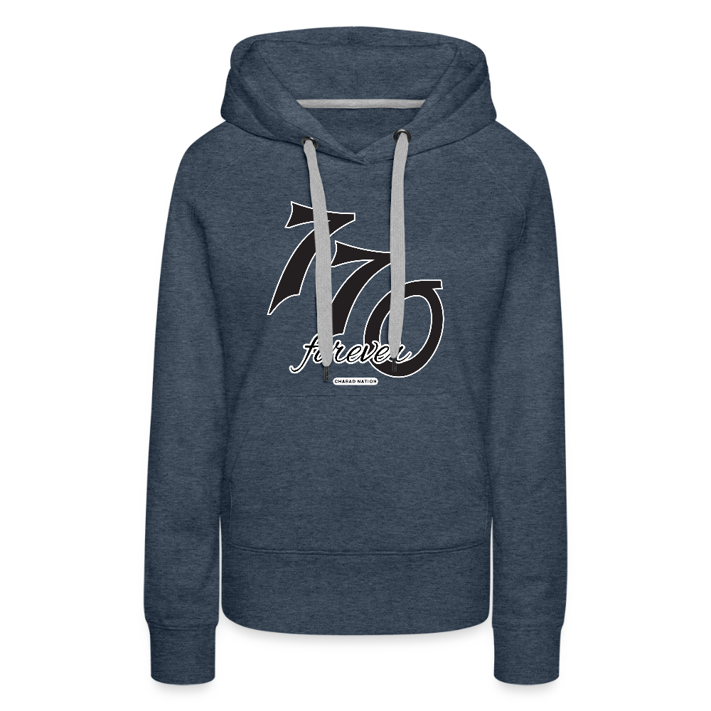 770 Forever Women’s Premium Hoodie - heather denim
