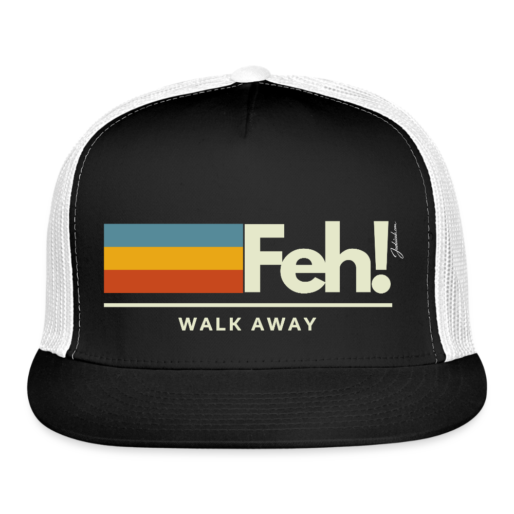 Feh! Trucker Hat - black/white