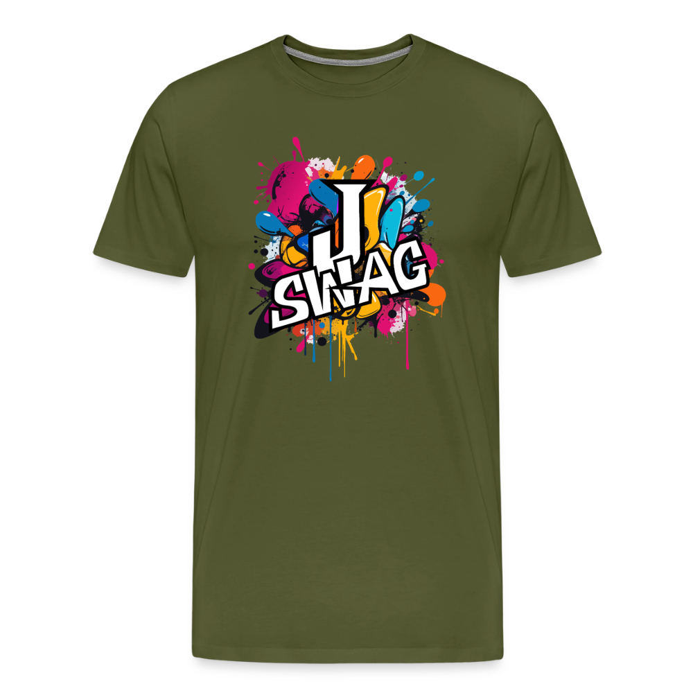 Jswag Logo Men's Premium T-Shirt - olive green