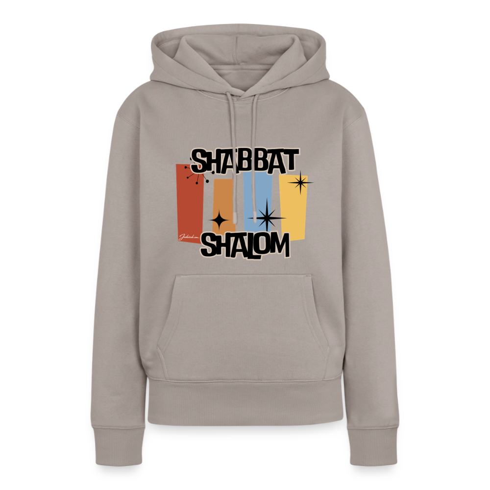 Retro Shabbat Women’s Premium Hoodie - taupe