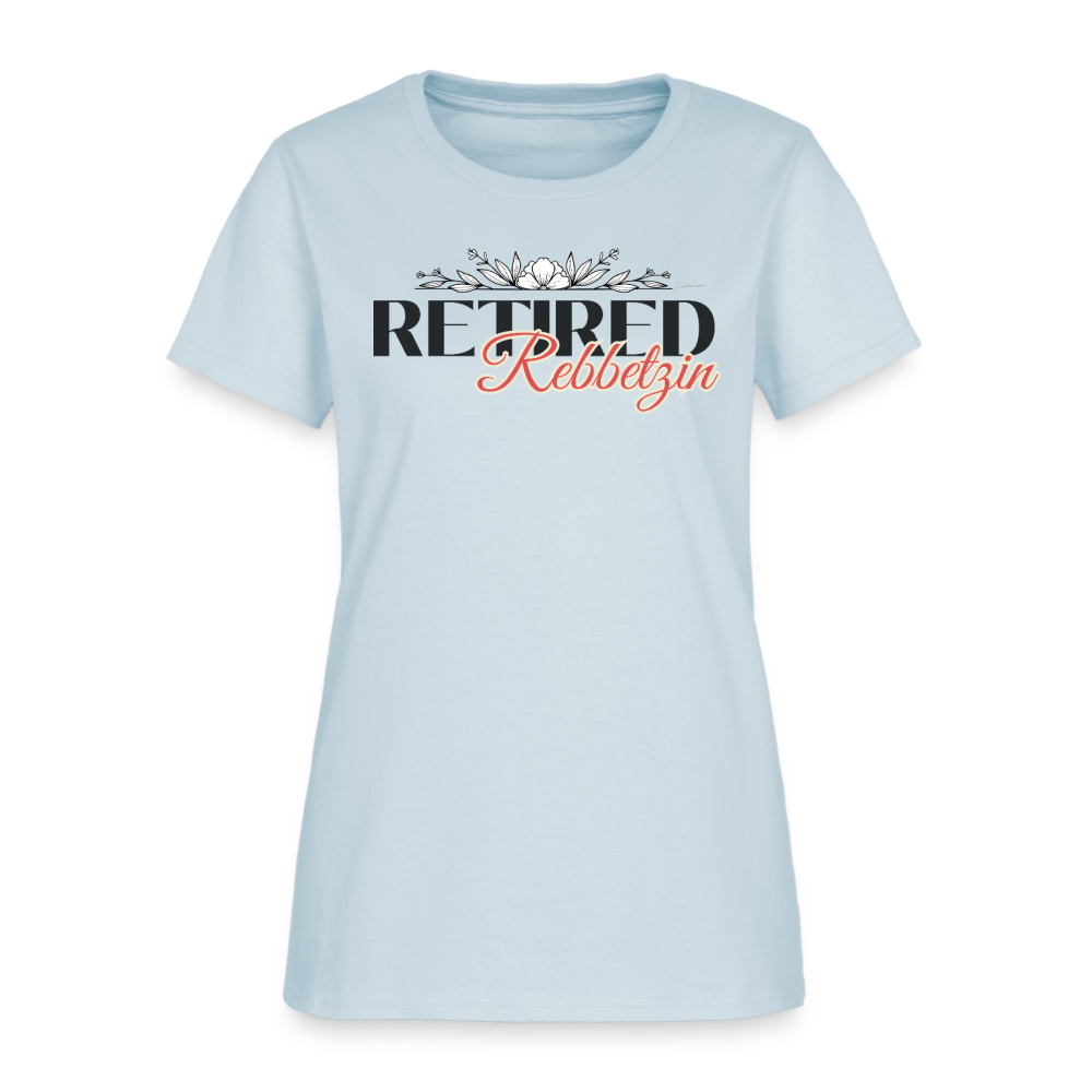 Retired Rabbetzin Women's T-Shirt - light blue