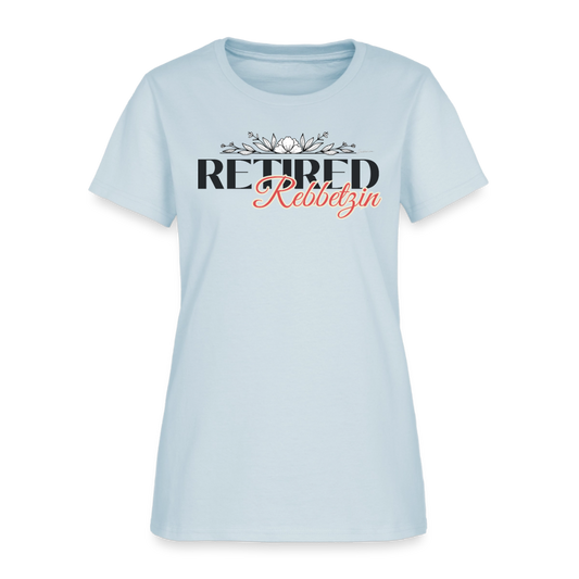 Retired Rabbetzin Women's T-Shirt - light blue