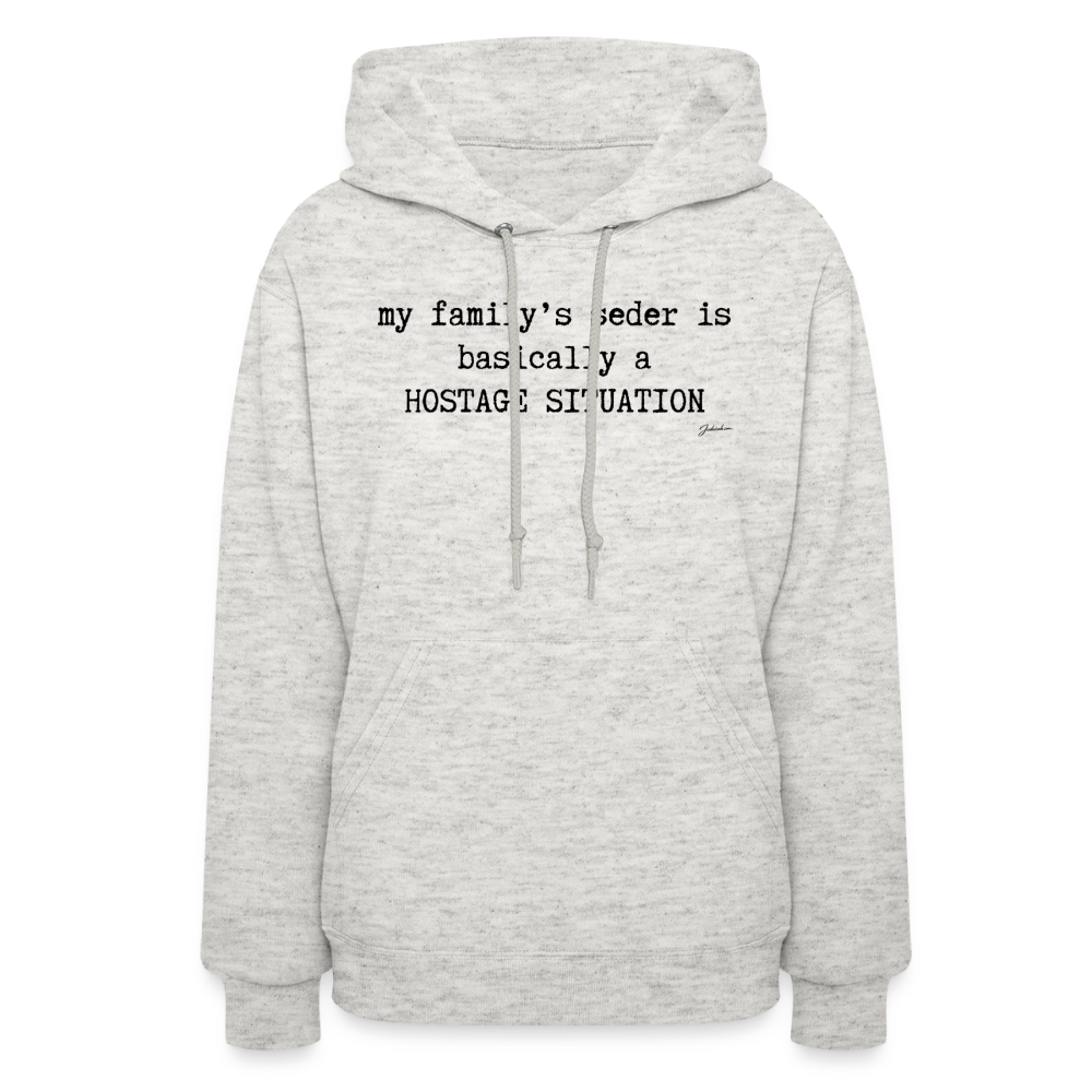 Seder Hostage Women's Hoodie - heather oatmeal