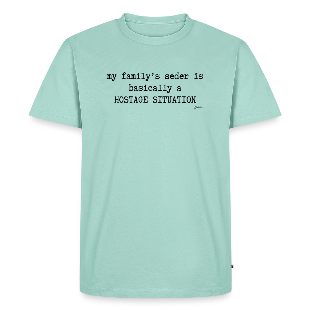 Seder Hostage Men's Premium T-Shirt - mint