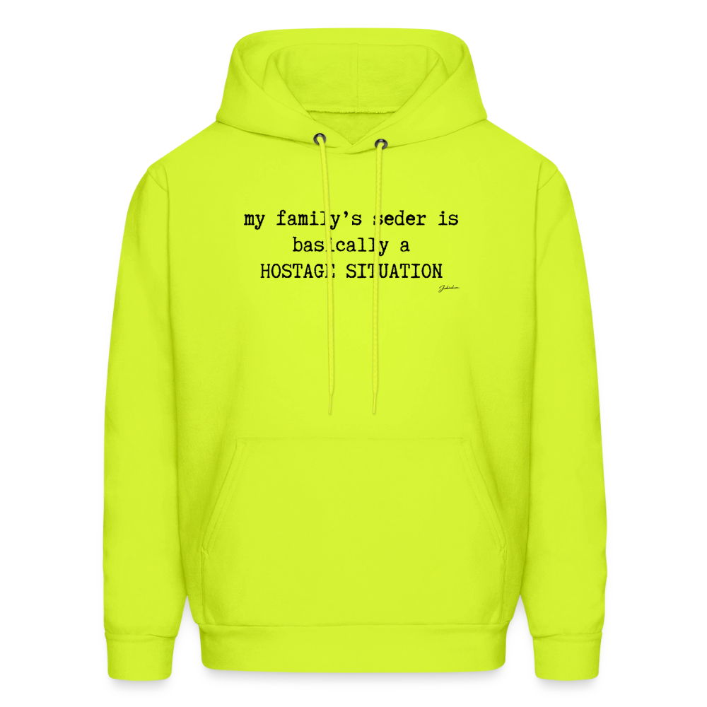 Seder Hostage Men's Hoodie - safety green