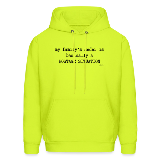 Seder Hostage Men's Hoodie - safety green