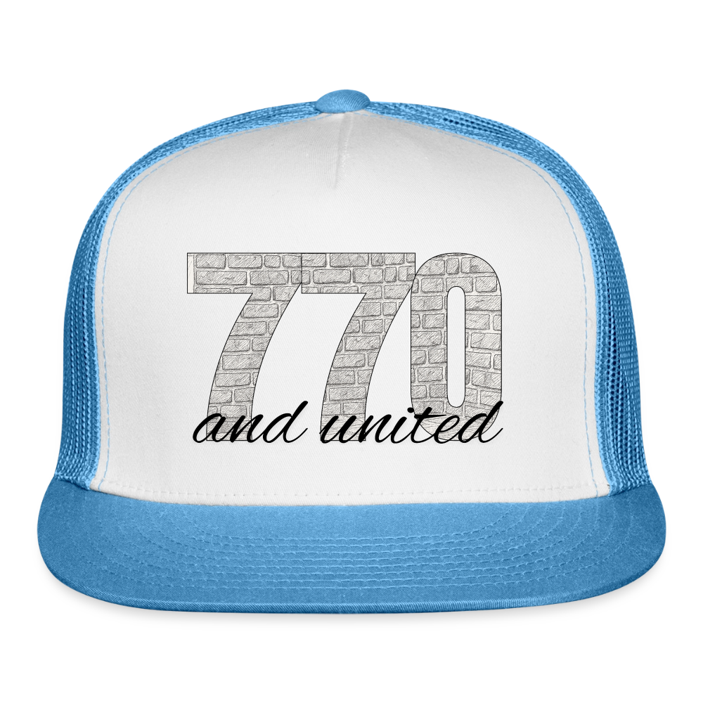 770 And United Trucker Hat - white/blue