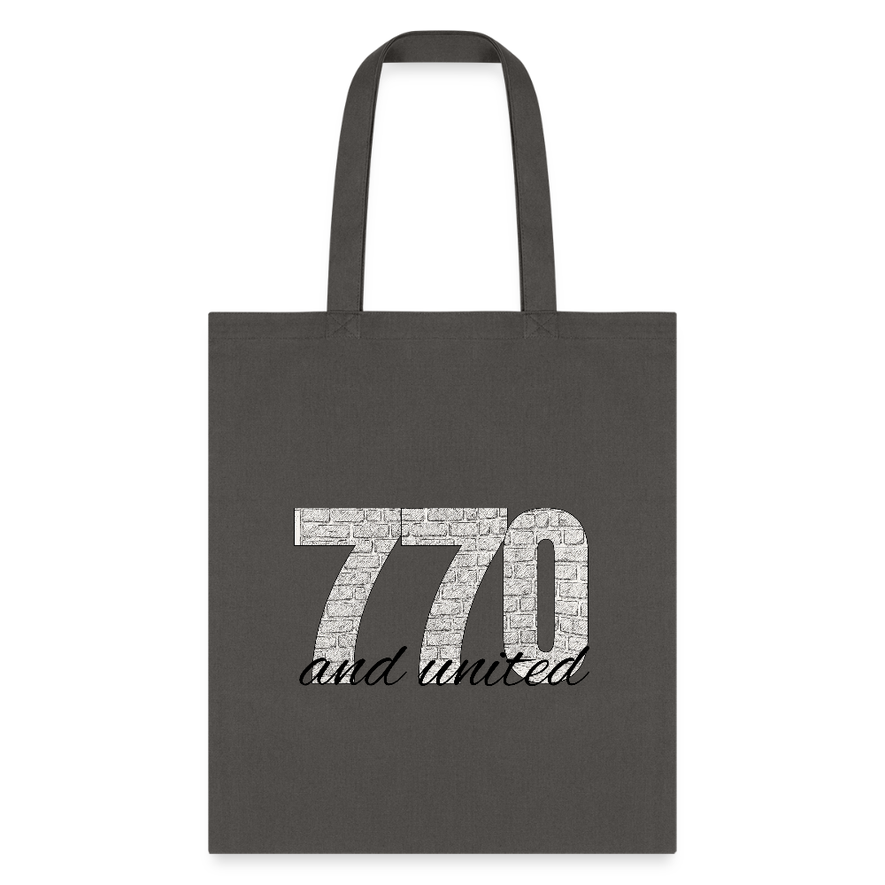 770 And United Tote Bag - charcoal