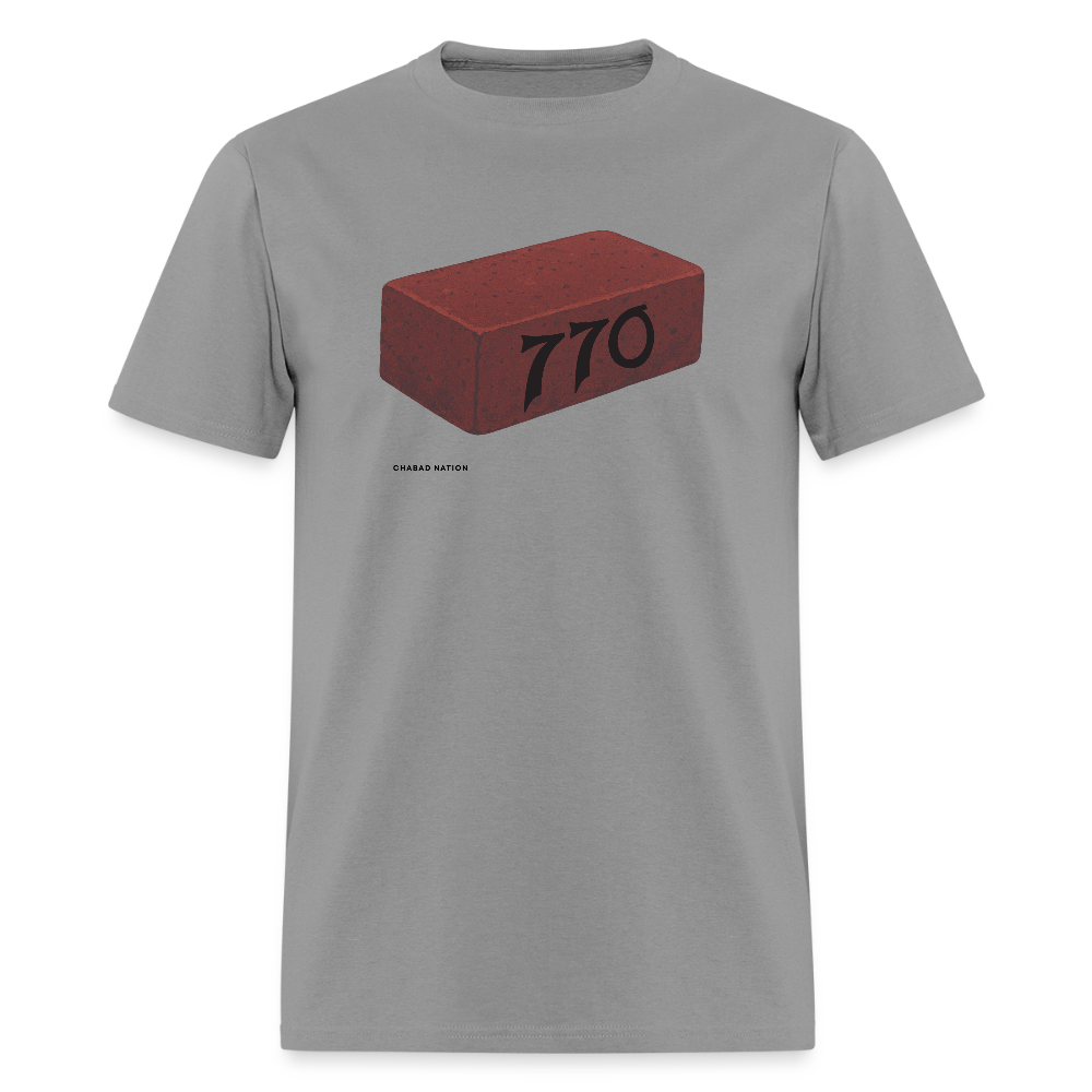 770 Solid Brick Men's T-Shirt | GILDAN 5000 - rock