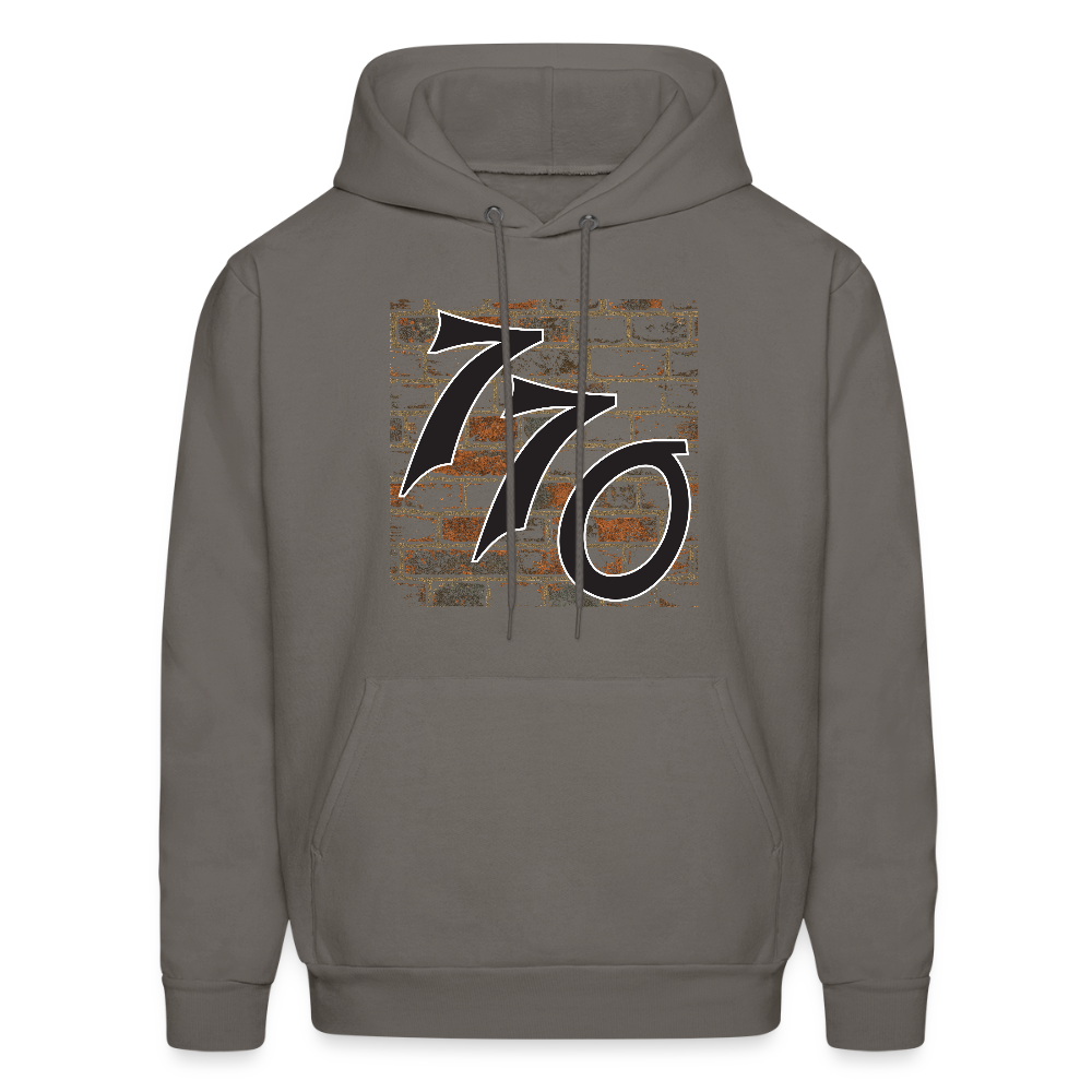 770 Brick Wall Men's Hoodie - asphalt gray