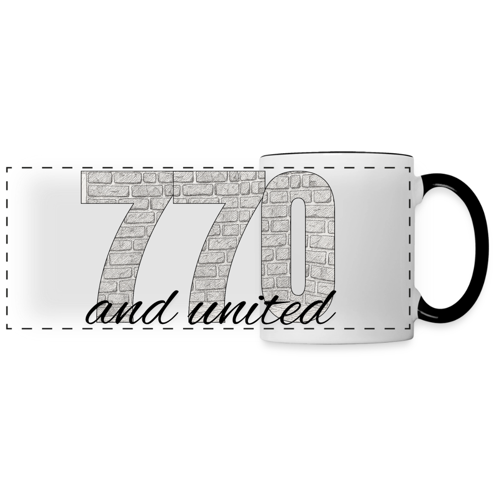 770 And United Panoramic Mug - white/black