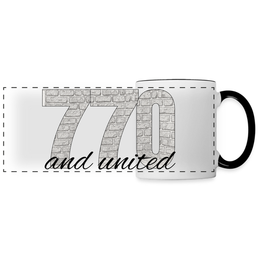 770 And United Panoramic Mug - white/black