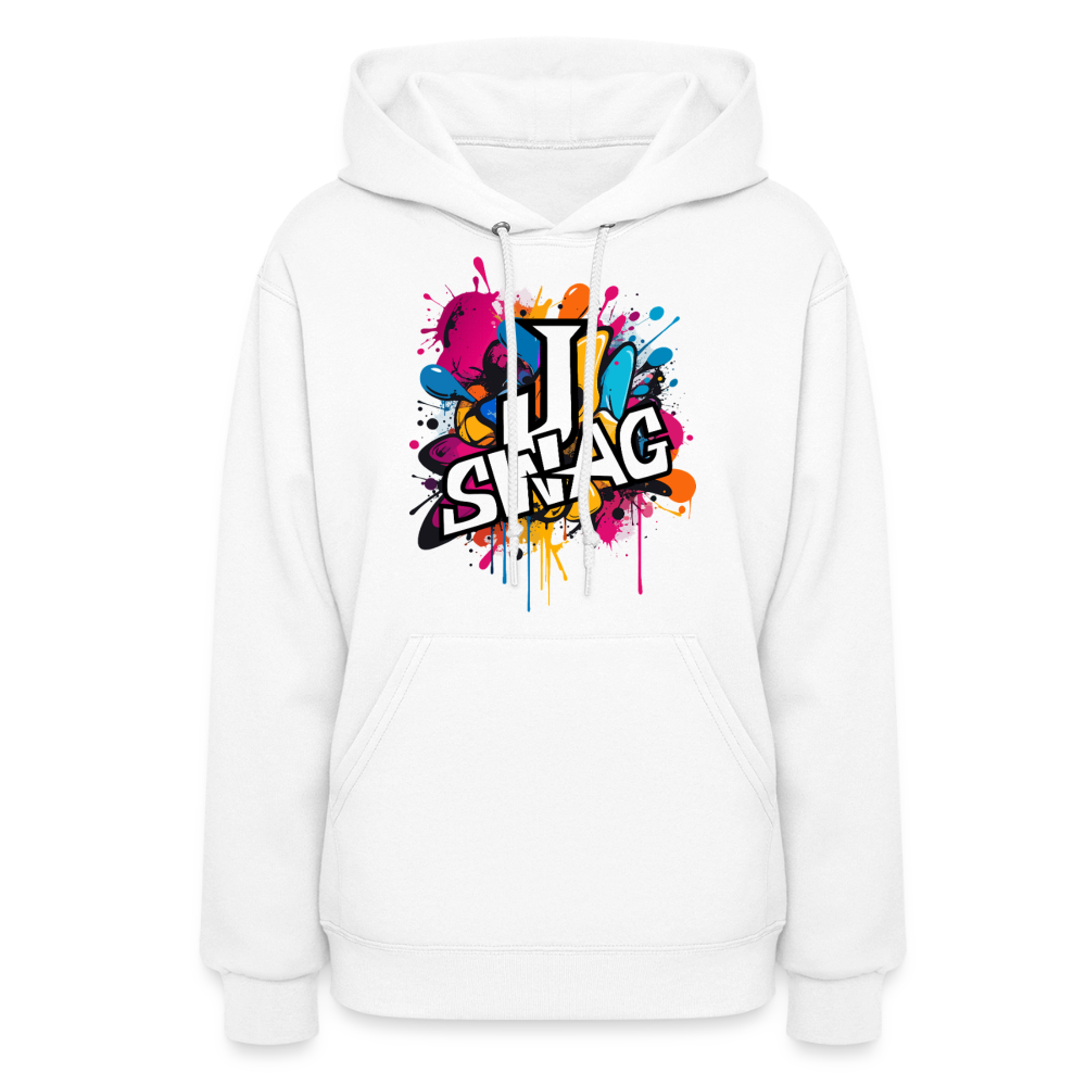 Jswag Logo Women's Hoodie - white