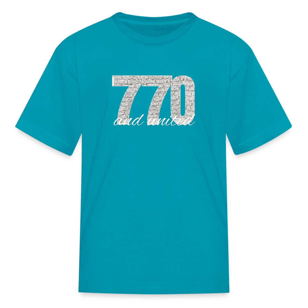 770 And United Light Kids' T-Shirt - turquoise