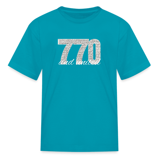 770 And United Light Kids' T-Shirt - turquoise